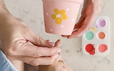 A Mother’s Day Tribute: Crafting Memories with Fingerprinted Flower Pots