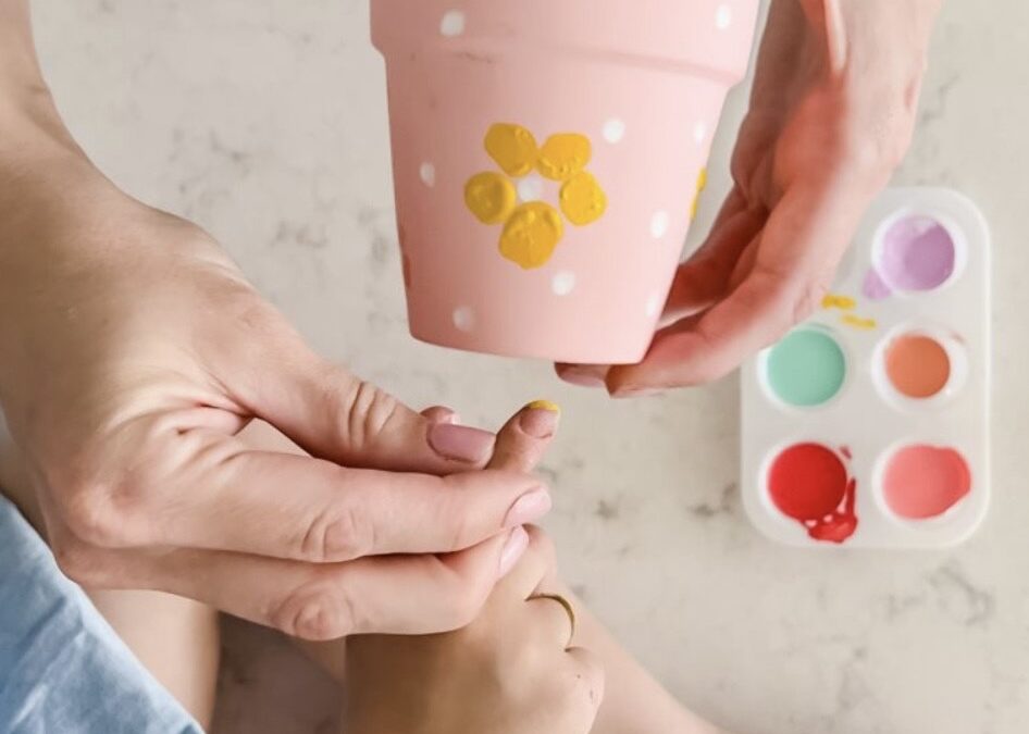 A Mother’s Day Tribute: Crafting Memories with Fingerprinted Flower Pots